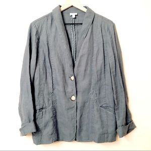 J Jill Linen Blazer Jacket